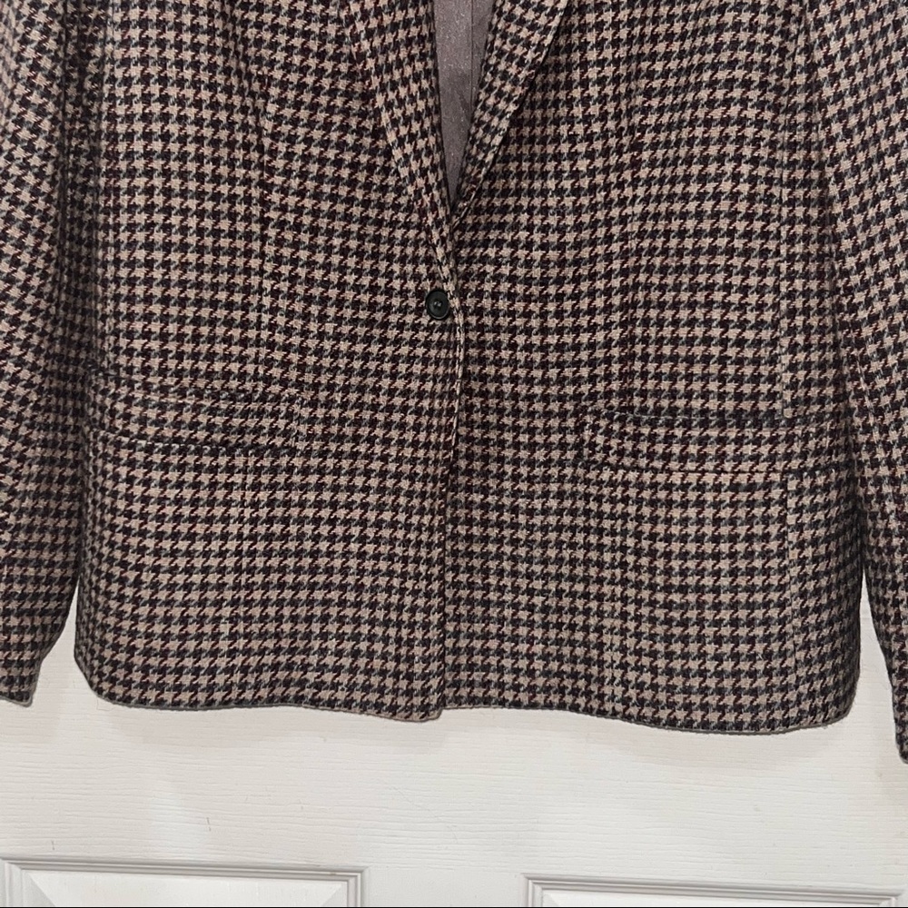 Vintage Pendleton Women's Blazer Made in USA, 100% Pure Virgin Wool - Picture 4 of 8
